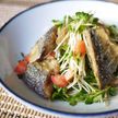 秋刀魚とかいわれの和サラダ