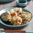 【梅しそ鶏天】麺類の時にもタンパク質をプラス