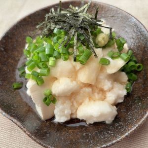 mi♡の作ってみた!投稿(すぐでき・おつまみ小鉢【山かけ豆腐】)