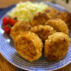 バッター液無し！揚げない！ヘルシー♪メンチカツ♡