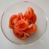 【火を使わず5分】トマトの中華風ダブル胡麻和え｜即席副菜の工程1