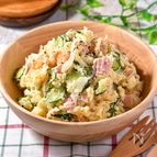 わが家の定番ポテトサラダ│水っぽくならない♪ホクホク具沢山
