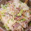行列の定食屋さんの🍚スタミナねぎ塩豚バラ油そうめん🤩の工程5