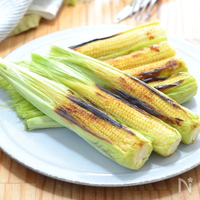 疲れをとる！バター醤油のグリルヤングコーン