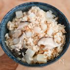炊飯器にお任せ！大根としいたけの炊き込みごはん