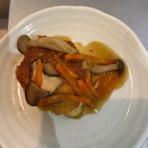 ぺんぎん？の作ってみた!投稿(【鶏ひき肉ときのこの和風あんかけハンバーグ】ほっこり和食♡)