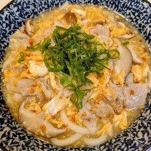 るるる♪の作ってみた!投稿(【速攻完食♪】豚きのこと長ネギのとろとろ卵あんかけうどん)