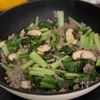 栄養満点！ワンパンで♡ひき肉と小松菜のあんかけ丼の工程2