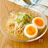 【冷製ねぎたま中華スープ】もやしたっぷり♪