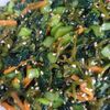 ゆみの作ってみた!投稿(めかぶの美味しい食べ方😋めかぶと小松菜のとろとろ旨だし漬け)