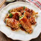 【旨みじゅわっ！ピーマンとえのきの肉巻き】お弁当にも◎