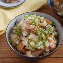 ホッケと大葉の絶品混ぜご飯