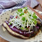 レンジで簡単＊茄子のぽん酢漬けサラダ仕立て