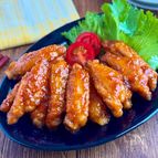 15分でごちそう感♪こってり甘辛【手羽中ケチャップ煮】