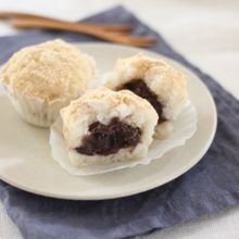 【ライスミルク×米粉】おはぎ風蒸しパン