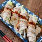 【白菜の豚肉巻き】レンジで簡単！ヘルシー◎