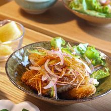 フライに♪シャキシャキ野菜たっぷり【南蛮だれ】