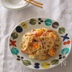 新れんこんとたまごのクリーミーサラダ