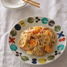 新れんこんとたまごのクリーミーサラダ