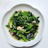 ふうかの作ってみた!投稿(『うどんスープで簡単』ほうれん草と焼きしいたけのおひたし)