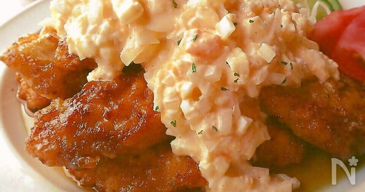 揚げないよ～♪絶品タルタルたっぷりチキン南蛮♪