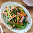 ほうれん草嫌いの娘が完食！【ほうれん草のバターソテー】