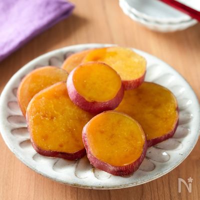 【さつまいもの甘煮】食物繊維たっぷり