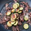 【牛こまとズッキーニのオイスター炒め】簡単10分おかず♪の工程3