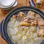 大根1本消費！癖になる＊大根と鶏肉のさっぱりにんにく旨鍋＊