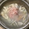 【アレンジ沢山】切り餅入り♡簡単♡中華風七草粥♡の工程2