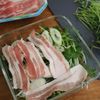 レンチン3分!香味ダレで♩【豚肉と豆苗の重ね蒸し】の工程4