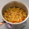 【にんじんとコーンのふわたま中華スープ】簡単！煮るだけ♪の工程2