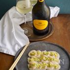 帆立のすだち発酵ソースカルパッチョ