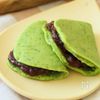 詰まる心配なし◎米粉でもちもち！ほうれん草の柏餅風パンケーキ
