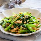 小松菜と豆腐のオイスター炒め