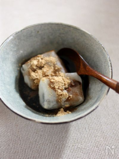 黒豆の煮汁で 簡単お餅スイーツ By 山本路子 みるまゆ レシピサイト Nadia ナディア プロの料理家のおいしいレシピ