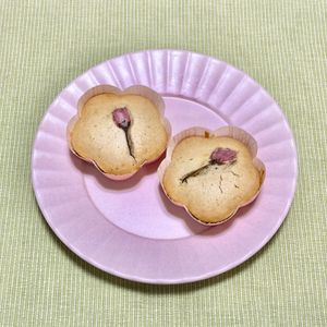 キャピタンの作ってみた!投稿(【さくらカラーのふわふわ♡パウンドケーキ】バター不要！)