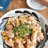 【鶏もも肉ときのこのバターポン酢ソテー】さっぱり!こくうま!