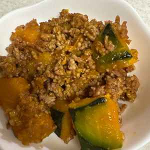 まぁちゃんの作ってみた!投稿(【極上かぼちゃのそぼろ煮】簡単に◎しっとり♡ほくほく♡)