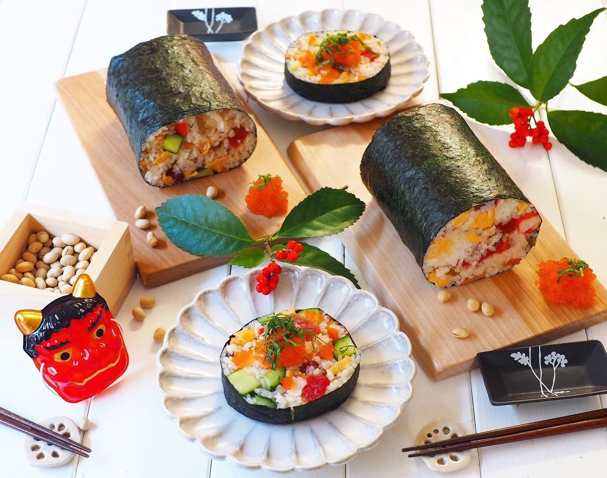 節分に 超簡単 巻かずに出来る太巻き レシピサイトnadia