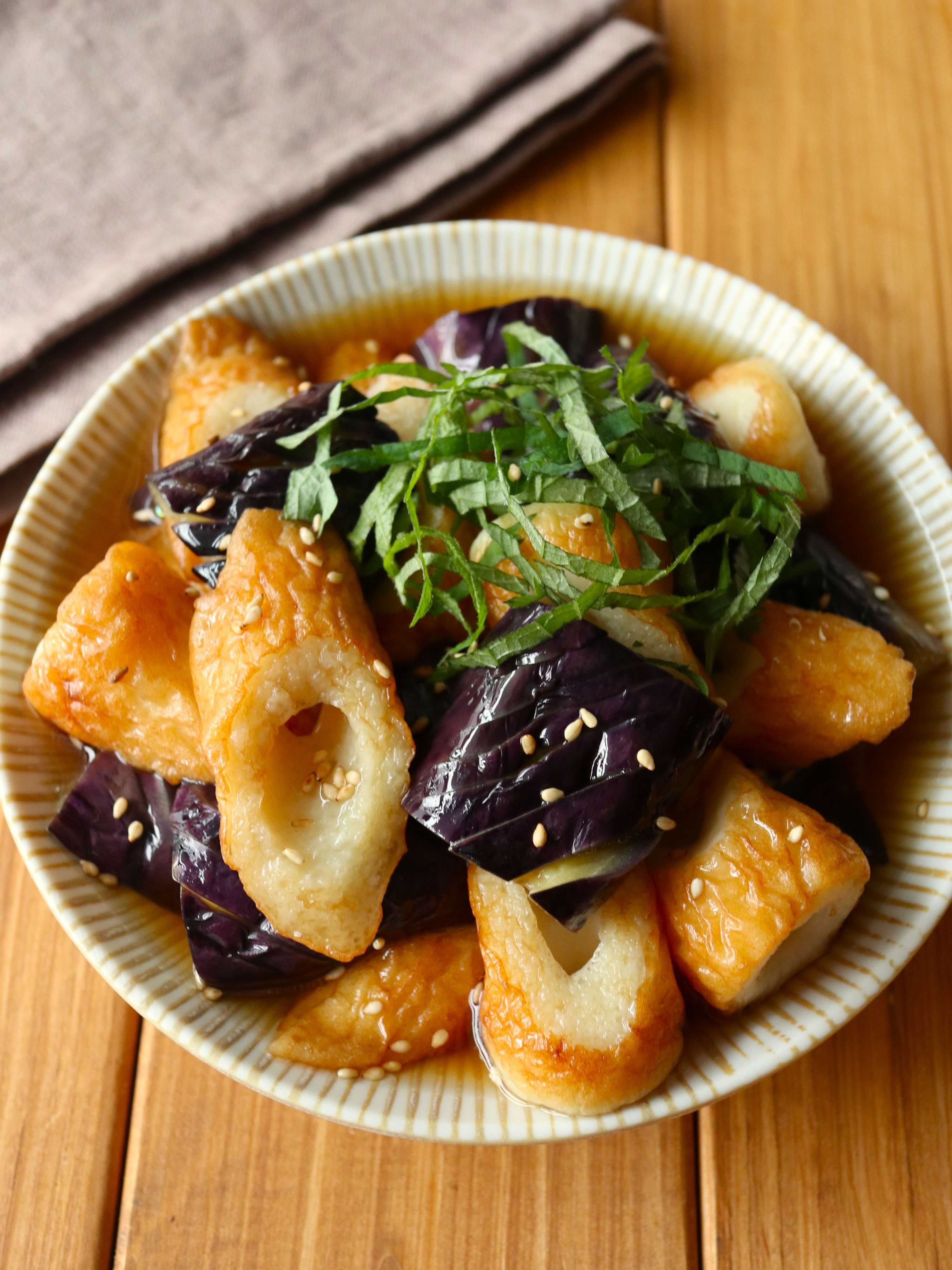 10分で完成！【ちくわとなすの揚げ浸し】揚げ焼きでお手軽♪ | レシピ