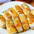 味噌ダレが旨い♡【こんにゃくと大葉の肉巻き】ダイエットにも◎