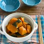 【我が家の定番】ほっこり美味しい！かぼちゃの塩麴煮