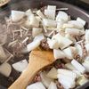 調味料1つ！【大根と春雨のそぼろ炒め煮】の工程3