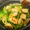 【タアサイと鶏胸肉のわさび醤油炒め】旬の野菜で栄養を摂ろう♪の工程4