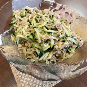 iko298130の作ってみた!投稿(水戻し不要！【ズッキーニと切り干し大根の香味サラダ】)