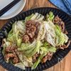 キャベツと豚こまの《にんにく♡旨ぽん炒め》の工程3