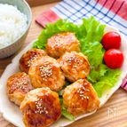 【もやし入り鶏つくね】ヘルシーにかさまし！