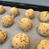みりんの作ってみた!投稿(米粉で作る 黒ごまポンデケージョ)