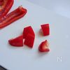 バジルのおいしい余韻♪パプリカとツナのホットサラダの工程1
